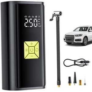 Draagbare Luchtcompressor - 150PSI - Digitale Display Bandenpomp - Met LED-Licht
