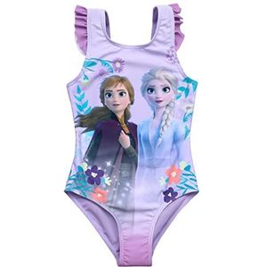 De ijskoningin 2 badmode Anna en Elsa, paars, 110