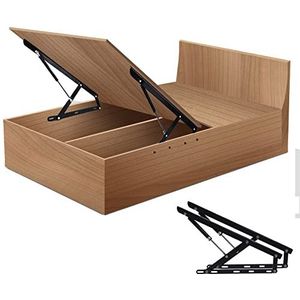 Pneumatische opslag Bed Lift Mechanisme, Hydraulisch Bed Lifting Scharnier, Vouwbed/Opbergdoos Bed Lift Kit, Lifting Bed Frame Ondersteuning Rod, Meubelhardware Accessoires, Bed Frame/Tatami