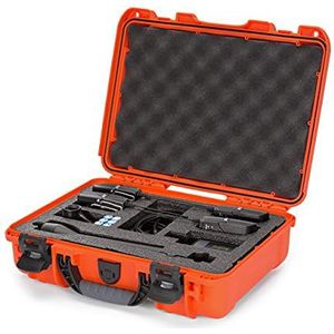 Nanuk 910 waterdichte harde koffer met schuiminzet voor Sennheiser ENG of Senal Systems - Oranje