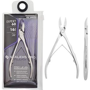 Steel Pro by Natury Nails Expert 60-16 Professionele nageltang, 16 mm, speciaal voor pedicure, roestvrij staal