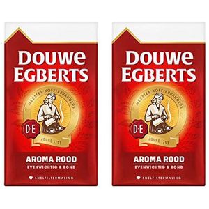 Douwe Egberts Gemalen koffie | Aroma Red dubbele filterkoffie | Totaal gewicht 1000 gram