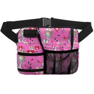 Verpleegster heuptasje verstelbare taille riem heuptasjes voor vrouwen taille zakje stethoscopen duurzame noodbenodigdheden verpleging organisator riemzakken. voor arts, verpleegkundige, Kb1196bz41,