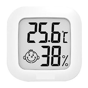 LCD Elektronische Digitale Temperatuur Outdoor Vochtigheid Meter Backlight Thermometer Sensor Hygrometer Weerstation For Thuis Klok Nauwkeurige Monitor(Tpye 3 White)