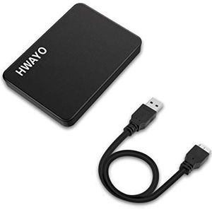 HWAYO 1 TB Draagbare Externe Harde Schijf Ultra Slim 2.5 ''USB 3.0 HDD Opslag voor PC, Desktop, Laptop, MacBook, Chromebook, Xbox One