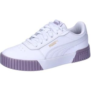 PUMA Carina 2.0 Sneaker dames,Puma Wit Pale Plum PUMA Goud,42 EU