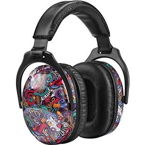 ZOHAN 030 Gemakkelijk Verstelbare Opvouwbare Geluidsreducerende Koptelefoon voor Kinderen, Comfortabele Gehoorbescherming met Draagtas, SNR 27 dB voor Autisme, ADHD, Vuurwerk, Concert, (Notitie)
