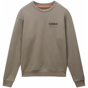 Napapijri B-Premium C-sweatshirt zonder capuchon, beige, Brindle 2, Merk: Napapijri - EAN: 0195440959886 - Maat: L