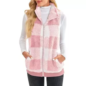 American Vintage Teddy gilet met logo • Creme • de Bijenkorf