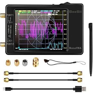 Vectornetwerkanalysator VNA-H Vector Netwerk Antenne Analyzer 10 KHz-1.5 GHz MF HF VHF UHF Met Shell + SD Card Slot 2.8 Inch TFT Spectrum Analyzer
