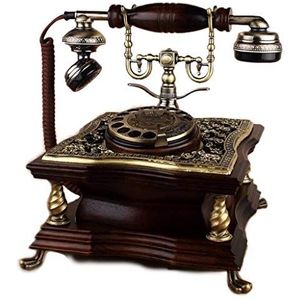 Telefoon Draaischijf Retro-telefoon in de bochtige stijl van de jaren 1920