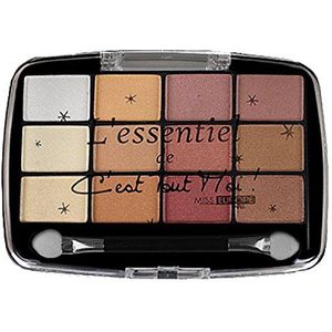 Oogschaduwpalet, bruine kleuren