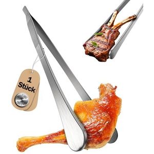 wenco Premium Gourmet braadpincet voor grijpen en omdraaien tijdens het