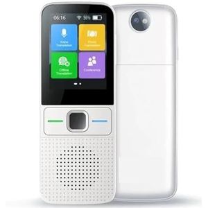 137 talen WiFi Smart Voice Translator Real-time meertalige spraak Interactieve offline vertaler Zakelijke reizen Snelle reactie(White)