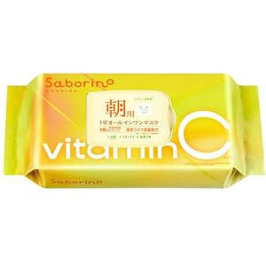 Saborino Mezama Sheet Vitat C 30 Pieces Morning all-in-one sheet mask