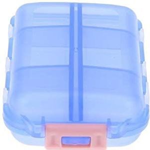 Cecilie New Travel handige geneeskunde pillendoosje 12 Grids pillen dispenser pil organisator Tablet pillendoosje zaak Container Drug Divider Cecilie (Color : Blue)