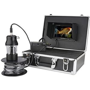 Onderwatercamera, 7 inch 20m 50m 100m onderwater vissen videocamera viszoeker IP68 Waterdicht 38 Le DS 360 graden roterende camera(F8200B-2L-50M)