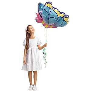 Hudhowks Vlinder-folieballonnen, kleurrijke 3D-vlinderballonnen, vlinder-aluminiumfolie, -ballon, vlinderthema-feestaccessoires voor babyshower, bruiloft, verjaardagsdecoratie
