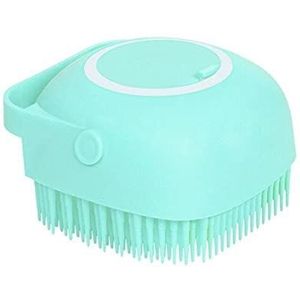 JINGYAN Gootsteenafvoerstopper Badborstel met haak Zachte siliconen voetborstel Reiniging Modder Vuilverwijderaar Massage Terug Scrub Douches Bubble Niet-giftige borstels(Ye?il)