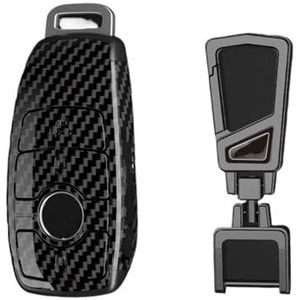 Sleutelbehuizing houder Voor AMG A B C E S Klasse Autosleutel Case Cover Sleutelhanger W204 W205 W212 W176 GLC CLA W177 PC Koolstofvezel Autosleutel Ringen Sleutelbehuizing(6)