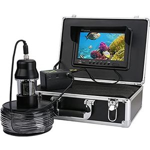 Onderwaterviscamera, 9 inch DVR Recorder onderwater visserij videocamera viszoeker 38 LE DS 360 graden roterende camera 20m 50m 100m(38 LEDs 100M cable)