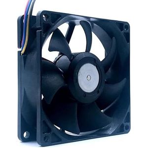 80mm 8025 PC Computerbehuizingventilator T80T12MS1A7-57 T07 12V Axiale Koeler 3800RPM
