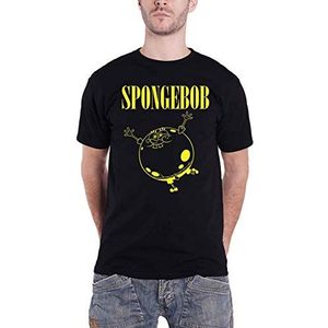 Spongebob Squarepants T Shirt Inflated Sponge nieuw Officieel Mannen