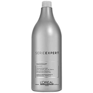 L'Oréal Professionnel Série Expert Silver Shampoo – neutraliseert geelheid, geeft grijs en wit haar glans