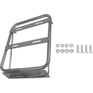 bagagedrager Motorfiets Achter Koffer Drager Plank Duurzaam Met Schroef Vervangt Motorfiets Achterrek Rugleuning Opbergdoos Rek Verlengstandaard Motorfiets bagagedrager(Grey)