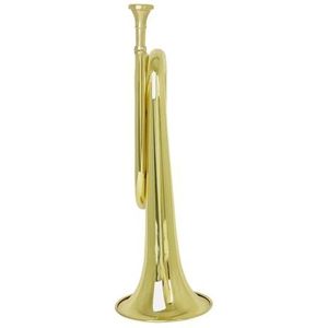 Hoorn Trompet Instrument Muziekinstrumenten Collectie Messing Beginners Bugel (Color : Golden)