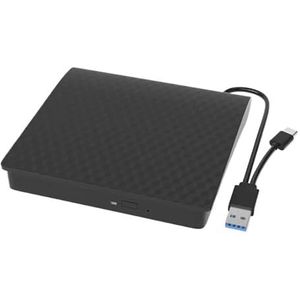 Externe Blu-ray-drive For Laptop, Cd-/dvd-speler, Draagbare 3D-Blu-ray-drive Heldere Beeldkwaliteit Stabiele Audio