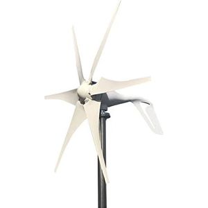 Windturbines, Windturbine Generator 1000W 6 Blades Nieuwe Energie Horizontale Windturbine Generator MPPT Controller 12V 24V Homeuse Low Noise kleine windmolen(Turbine Only,48V,6)