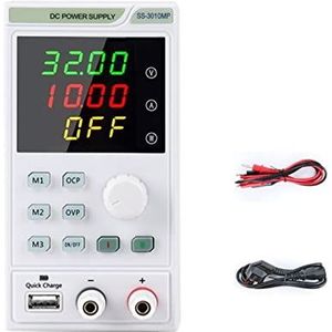 Tafelvoeding van laboratoriumkwaliteit, Variabele Lab DC Voeding Verstelbare 40 V/20A/300 W Spanningsregelaar Stabilizer Switching Laboratorium Bench stroombron Eenvoudig in te stellen en te gebruiken
