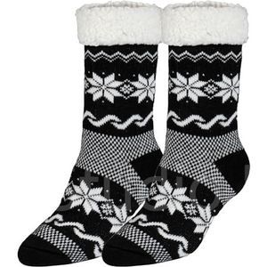 Ferocity [033] Wintersokken voor heren, warm en dik, met teddy-voering en antislipzolen