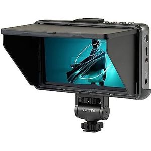 Cameramonitor, DC-550 5.5 Inch 4K Draagbare Camera Studio Monitor Touchscreen Veld 3D LUT Directeur Monitor 1920x1080(Touch screen)