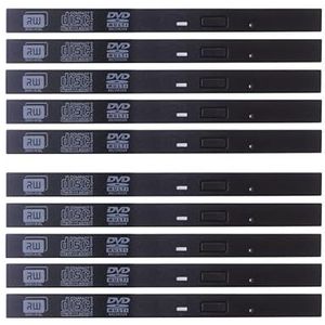 NIGUDEYANG 10 stks Vervanging 9.5mm CD DVD-ROM/RW DVD ODD Optische Drive Platte Vorm Bezel Faceplate Voorpaneel Cover Universele Onderdelen