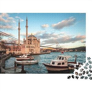 Puzzel 300 stukjes Istanbul legpuzzel voor volwassenen puzzel educatief spel uitdaging moeilijke harde onmogelijke puzzel voor volwassenen en vanaf 12 jaar 300 stuks (40 x 28 cm)