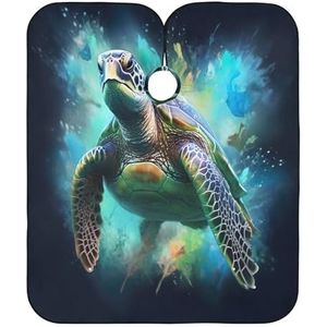 Salon Cape Zeeschildpad Kapper Cape Verstelbare Kappers Cape Professionele Kapper Cape Voor Thuis Kapper Accessoires Kappers 140x168cm