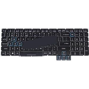 US/UI RGB-verlicht toetsenbord voor Predator voor Helios 700 (PH717-71) 17,3-inch gaming-notebook Engelstalige kleurrijke achtergrondverlichting