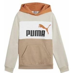 Puma Essentials, sweatshirt met capuchon voor kinderen, bruin, Merk: Puma - EAN: 4067981411344 - Maat: 7-8 jaar