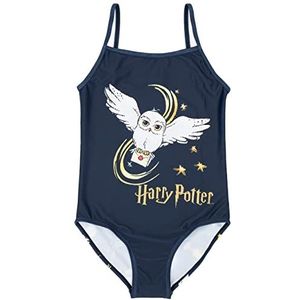 Harry Potter Swimsuits Meisjes Hogwarts Bourgondië of Navy Hedwig Swimwear 9-10 jaar