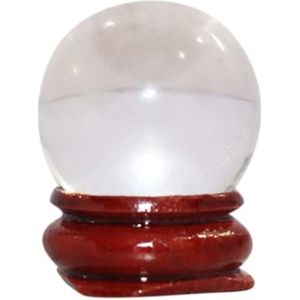 RAJNI Gemstone Crystal Sphere Balls Chakra Balancing Stones Mini Natural Clear Quartz Hand Carved Crystal Ball voor genezing, hekserij, meditatiebal Reiki Stone Cadeau voor mannen