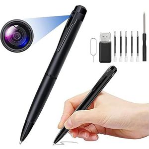 KJHTRED - Mini Verborgen Spy Camera Pen - HD 1080P - Covert Body Audio en Video Recorder