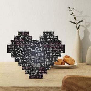Bouwsteenpuzzel hartvormige bouwstenen wiskundige formule puzzels blokpuzzel voor volwassenen 3D micro bouwstenen voor huisdecoratie stenen set
