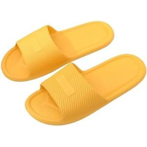 Slippers, Huishoudpantoffels Zomer Binnenhuis Huis Sandaal Mop Dames,voor dames en heren(Yellow,41 EU)