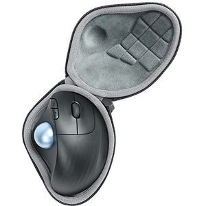 co2CREA Harde reisbeschermhoes etui voor Logitech M570/M575 draadloze trackball muis
