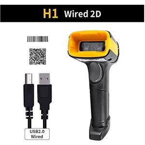 Etiketprinters Pos Thermische printer Mini 58mm USB POS Ontvangstprinter for resaurant supermarkt winkel Bill Check Machine (Color : H1 Wird QR Scanner)