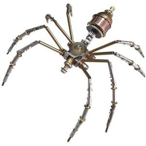 Giftig insect DIY stoompunk 3D metalen puzzel Roestvrij stalen schroef Mechanische montage Spider Ant Model Verjaardagscadeau puzzel (Size : 3)