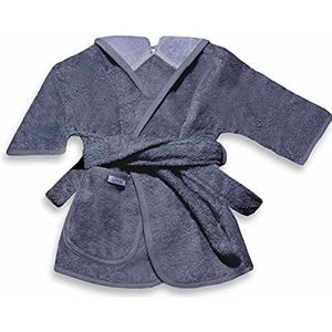 Badjas Uni Line, Antraciet 1-2jr