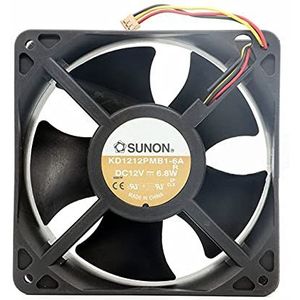 KD1212PMB1-6A DC12V 6.8W 12038 12cm 3line 3pin inverter fan